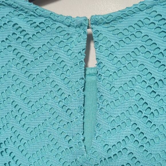 Banana Republic Blue Fitted Sleeveless Tank Top - Picture 6 of 6